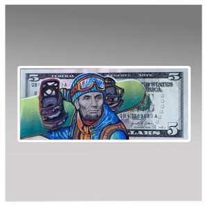 Lincoln snowboarding 5 USD